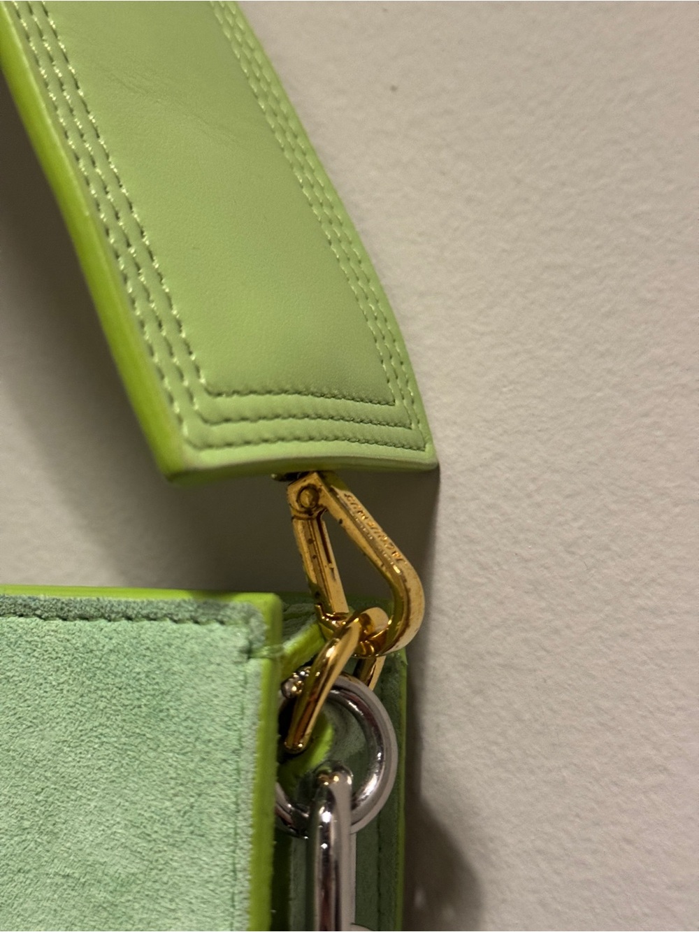 Jacquemus Le Ciuciu Suede Shoulder Bag in Green - Picture 13 of 14
